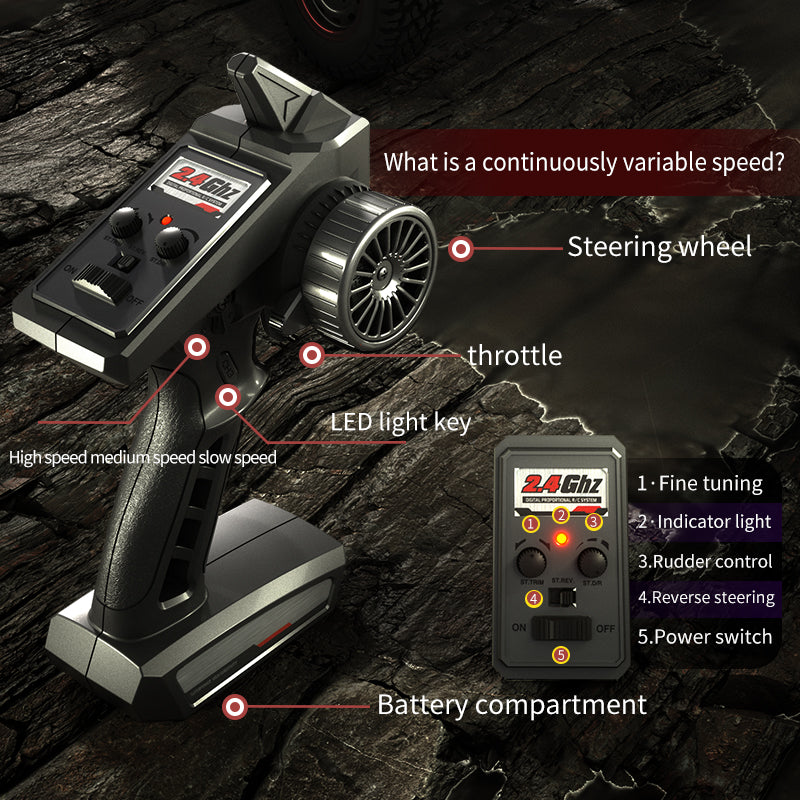 Adventurer: Extreme Off-Road RC Car: 38 KM/H Speed, Durability, and Optional Add-On Battery Adventurer: Extreme Off-Road RC Car: 38 KM/H Speed, Durability, and Optional Add-On Battery